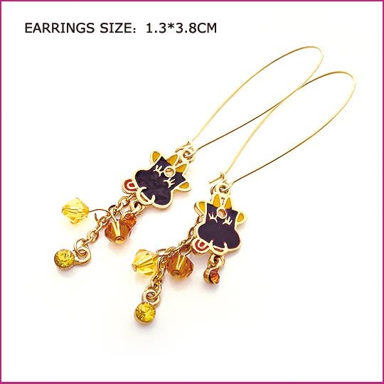 Cute Buffalo Earring, Pierced earrings, Earrings