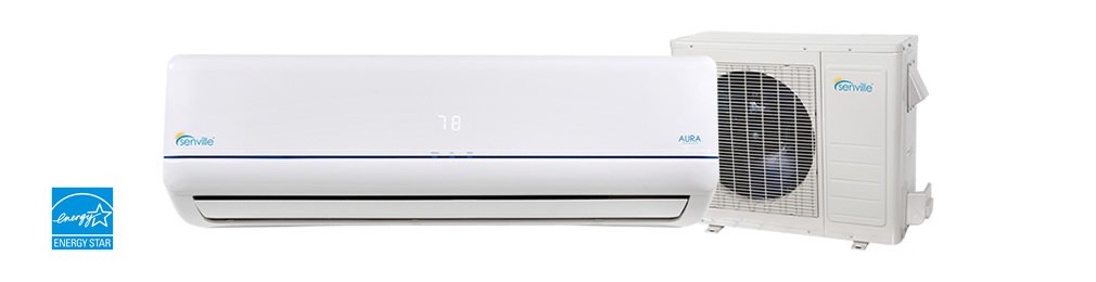 24,000 BTU 2,000 Squ ft. Energy Star Cooling & Heating Mini Split Ductless Air Conditioner w/Remote