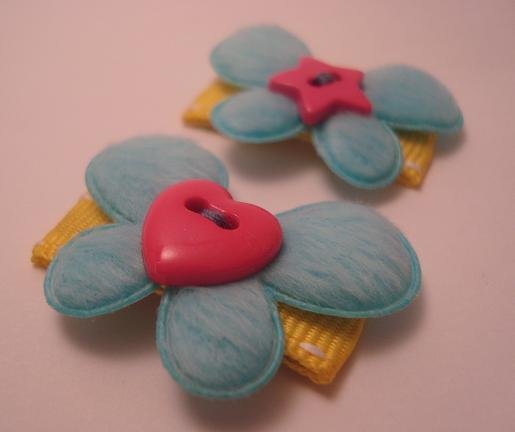 Spring Butterfly Clips