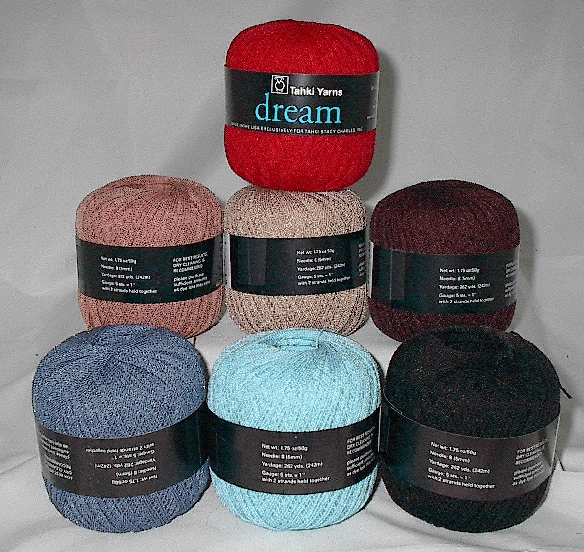 50% Discount on Tahki Dream Wool Blend Yarn Blue #020