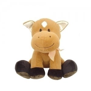 Animal Adventure 12 inch FarmSitters Plush Brown Horse