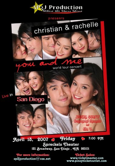 Christian Bautista & Rachelle Ann Go "You and Me" Concert