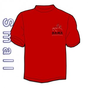 BAMA Logo Tee-shirt (Small - Moroon)