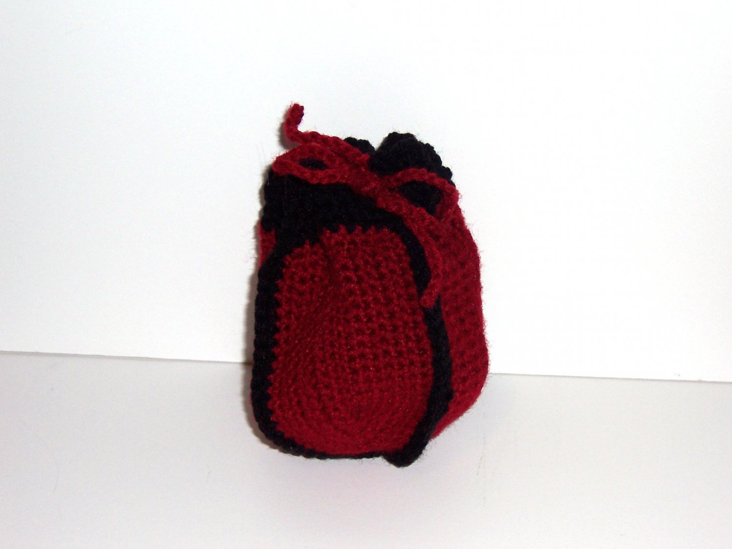 Red & Black Dice Bag ~ Medium