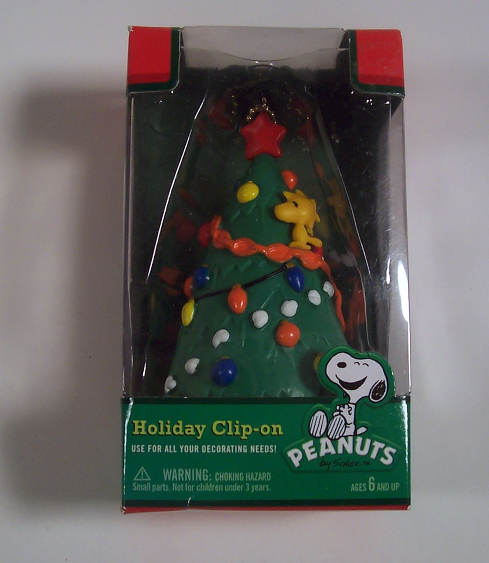 Peanuts Clip-on Christmas Tree with Woodstock NIB Deck The Halls from Forever Fun