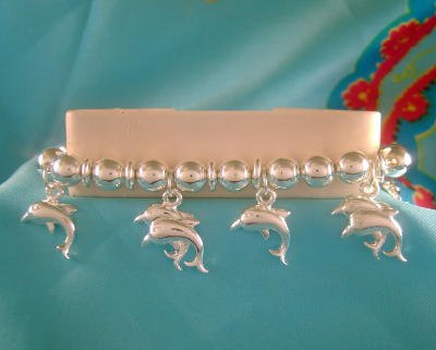 Diving Dolphins Dolphin Charm Bracelet