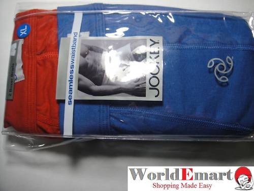 JOCKEY 2 Pk seamless waistband boxer briefs XL