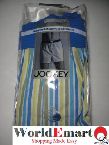 JOCKEY 2 Pk stripe seamless waistband boxer briefs XL