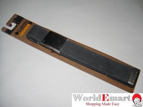 Columbia men military style olive belt fit up to 42