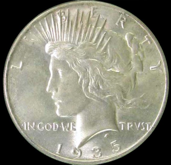1935 Peace Dollar