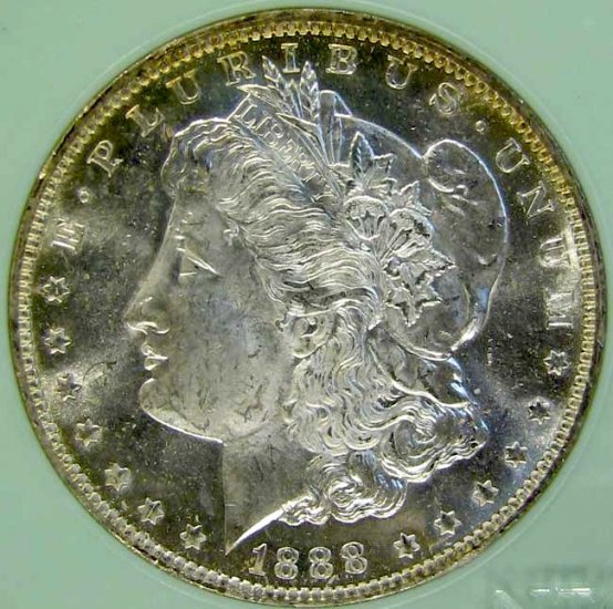 1888-O Morgan $1 NTC MS65 DMPL