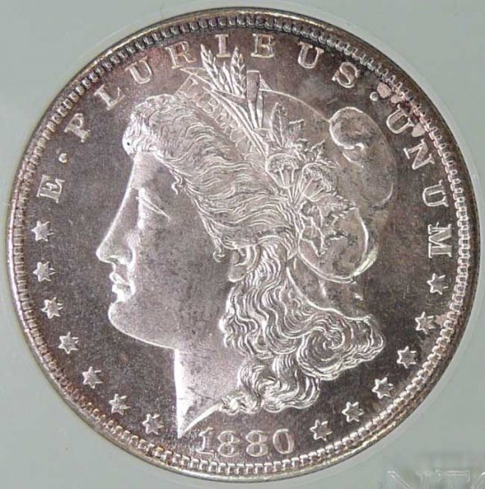 1880 S MORGAN DOLLAR MS67