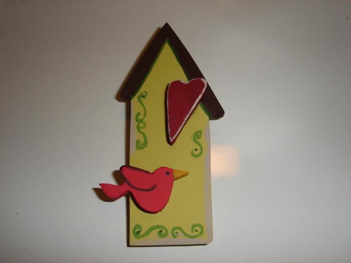 Bird House Pin
