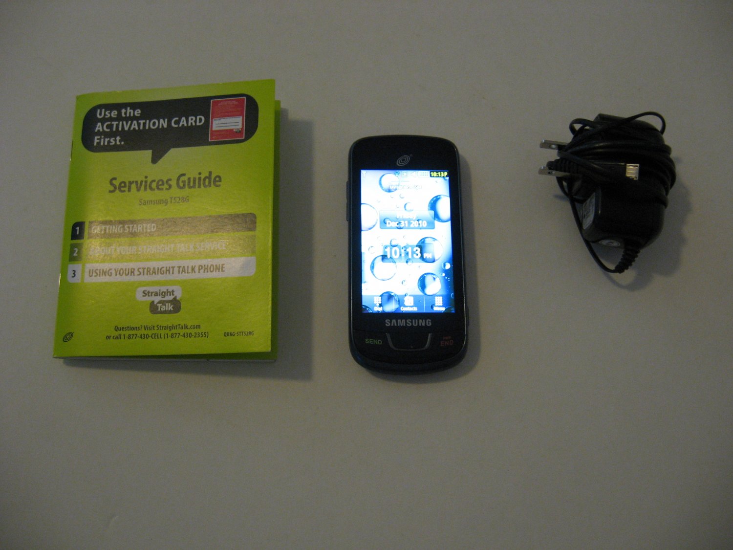 Samsung T528G - Wi-Fi - Touch 3G - Prepaid Cell Phone (Straight Talk)