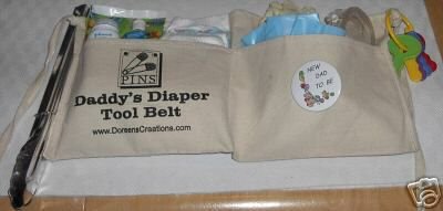 DADDY DIAPER TOOL BELT FREE SHIPPING