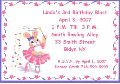 Birthday Invitations Personalized Mouse Free Shipping