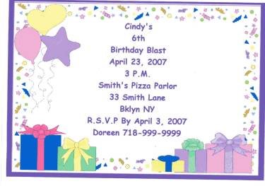 Celebration Party Invitation Personalized Free Shipping