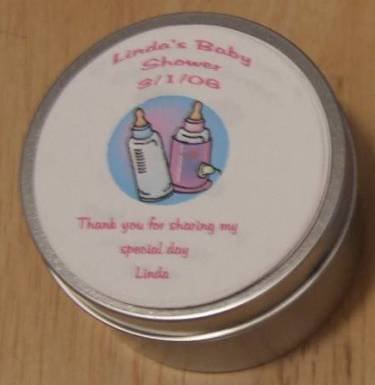 Personalized Bottle Label & Tin Free Shipping