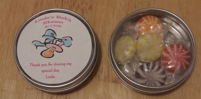 Pacifier Personalized Label & Tin Free Shipping