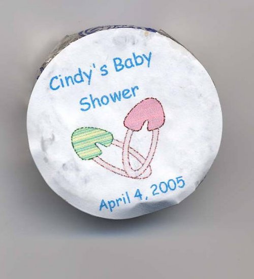 20 Baby Shower Snack Size Peppermint Pattie Labels Personalized Free Shipping