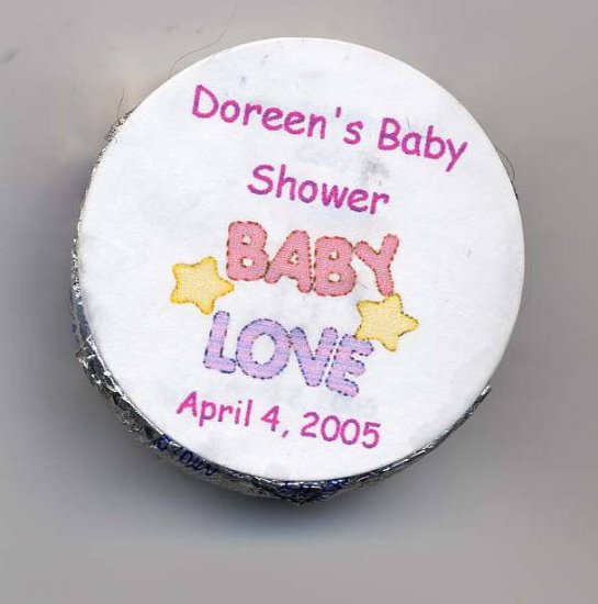 20 Baby Shower Snack Size Peppermint Patties Labels Personalized Free Shipping