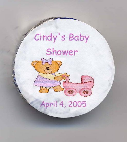 20 Baby Shower Personalized Snack Size Peppermint Patties Labels Free Shipping