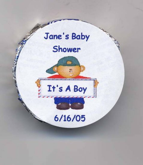 20 Baby Shower Snack Size Peppermint Patties Labels Personalized Free Shipping