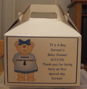 Baby Shower Gable Box Personalized Free Ship