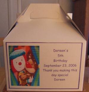 Birthday Gable Box Personalized Free Ship