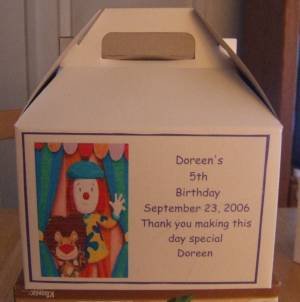 Birthday Gable Box Personalized Free Ship