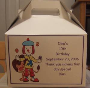 Birthday Gable Box Personalized Free Ship
