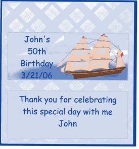 Sail Boat Hershey 1.55 0z Free Shipping