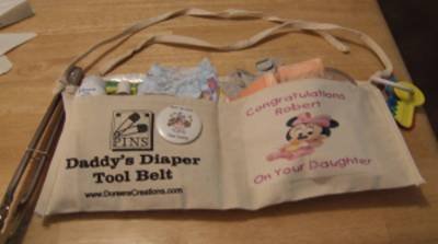 Personalized Daddy Diaper Tool Belt Free Shipping