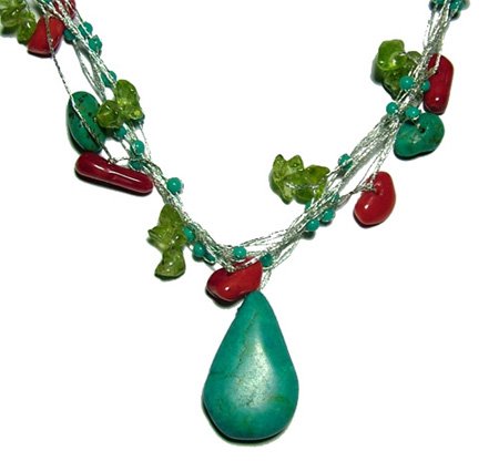 DJN125 Turquoise Necklace