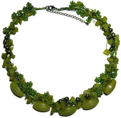 DJN129 Lemon Quartz Necklace