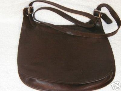 AUTHENTIC COACH BROWN MESSENGER LEATHER BAG OVERSIZE WOMEN'S PURSE HANDBAG SEXY
