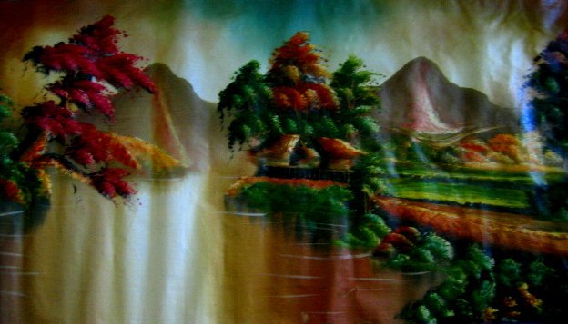 GOLDEN MOUNTAIN LANDSCAPE FULL WALL SIZE PAINTING poster interior design room decor