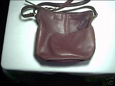 AUTHENTIC COACH RED VINTAGE WOMEN'S LEATHER BAG HANDBAG PURSE