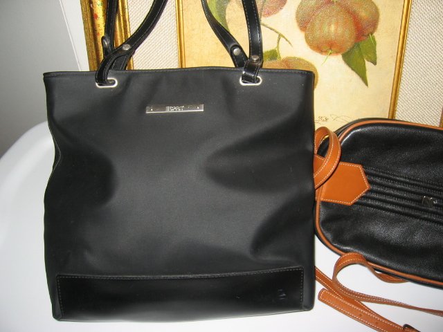 ESPRIT BLACK PURSE WOMEN'S BAG HANDBAG OFFICE TOTE BOOK TOTE