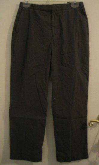 BANANA REPUBLIC MADE IN ITALY SZ 6 WOMEN'S MISSES CAPRI PANTS COTTON NYLON COOL GRAY