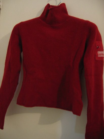 CLOTHES HOT RED WINTER SWEATER SO PRETTY britches wool red L girls