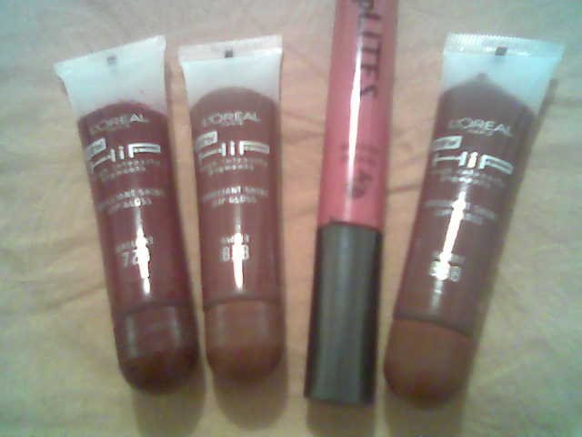 SOLD - LOREAL makeup PARIS BRILLIANT SHINE LIP GLOSS HIP GALLANT 728 lipstick