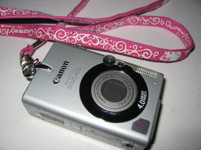 GOTHIC TATTOO HELLO KITTY CAMERA PHONE STRAP CANON CELL PHONE