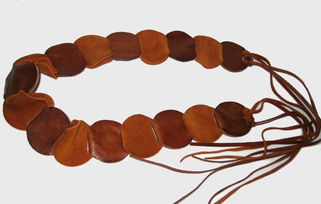 GAP LEATHER SUEDE BELT WRAP-AROUND SIZE SMALL WOMEN'S ACCESSORY brown