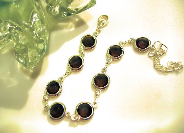 ROUND AMBER COLOR JEWELRY CHARM BRACELET beads PARTY FAVOR watches WOMEN'S ACCESSORY