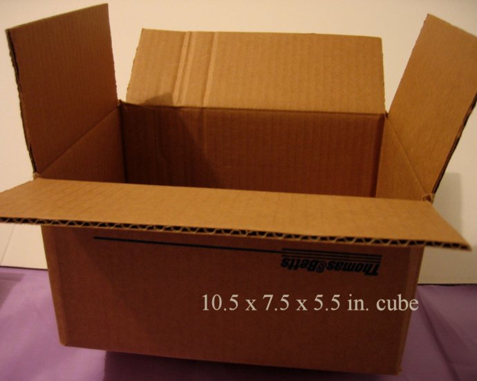 5 MEDIUM NEW STORAGE SHIPPING GIFT BOX BOXES home 10.5 x 7.5 x 5.5 in. cube