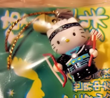 indian HELLO KITTY CHARM PHONE ACCESSORY IPOD NECKLACE COLLECTIBLE knitting crochet stitch markers
