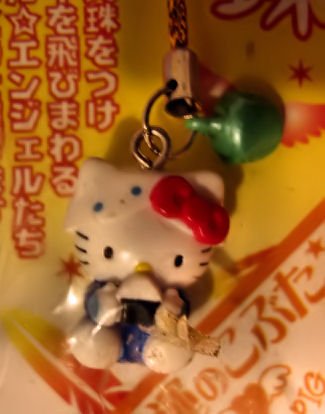 sushi boy HELLO KITTY PHONE ACCESSORY IPOD CHAIN COLLECTIBLE knitting crochet stitch markers