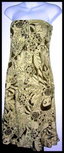NEW DRESS ISLAND TUBE halter DRESS sz S WOMEN'S CLOTHING halter top shirt t-shirt clothes long skirt
