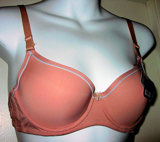 gorgeous nude coral pink SPORT bra TRIM T-SHIRT SEXY WOMEN'S CLOTHES LINGERIE SEX LYCRA
